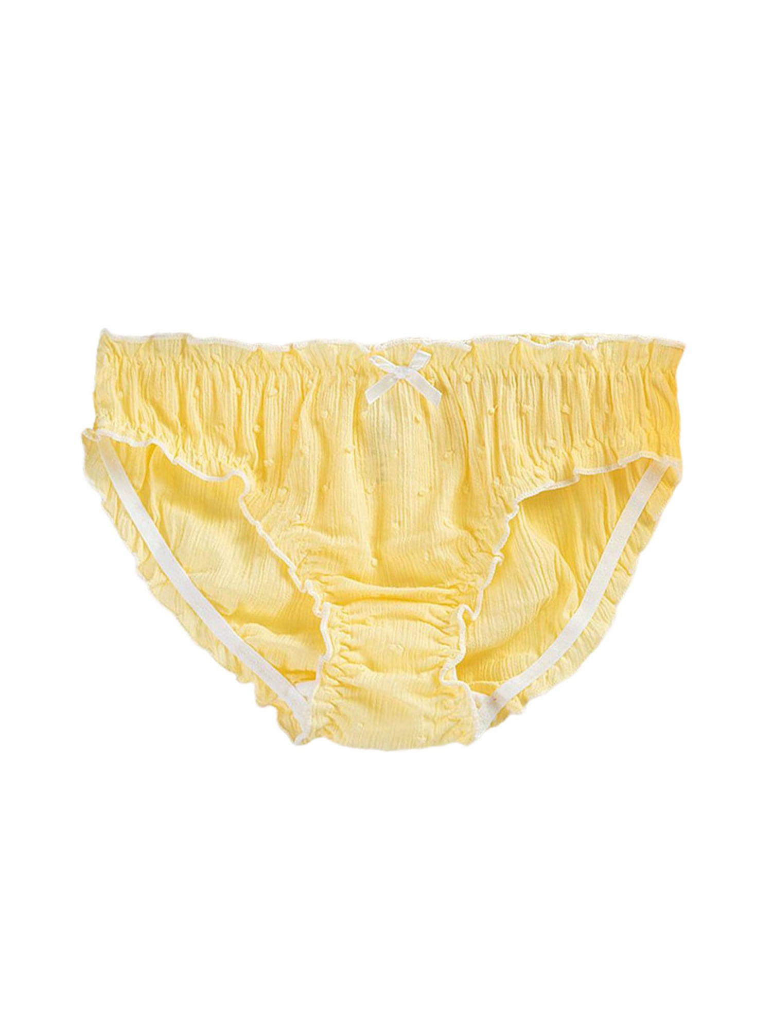 Eleluny Women Briefs Ruffle Panties Underwear Lingerie Knickers Comfy