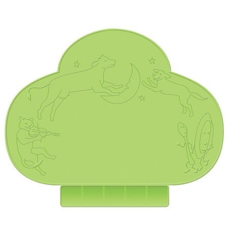 

Infant Silicone Slip-Resistant Portable Placemat Table Mat (Green)