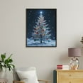 thumbnail image 4 of Paint By Numbers Kit for Adults Beginner - DIY Snowy Christmas Tree Night Scene Canvas Painting Kits for Adults, Frameless Paint By Number for Adults for Home Wall Decor 16x20 Inch, 4 of 7