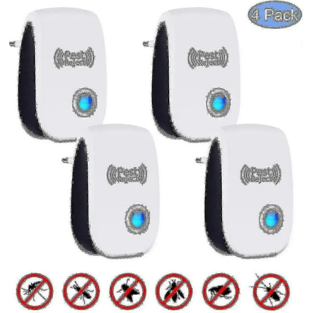 4 Pieces Against Mice Ultrasonic Pest Repellent Electronic Insect Repellent Animal Repellent By(75%off)_FE06