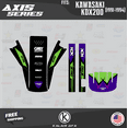 thumbnail image 4 of Kalair GFX Graphics Kit for Kawasaki KDX200 (1991-1994) Axis Series, 4 of 5