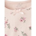 thumbnail image 3 of The Children's Place Toddler Girls Long Sleeve Floral Pointelle Flutter Top, Sizes 12M-5T, 3 of 3