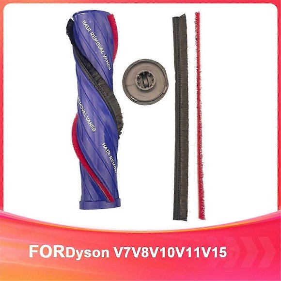 Brush Roller for V7 V8 V10 V11 V15 Direct Drive Cordless Vacuum Attachments,with Replacement Wool To