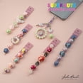 thumbnail image 2 of John Bead Super Cute Acrylic Red Blue Candy Mix 5" Bead Strand, 2 of 3
