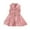 Pink, variant on TBWNWG Western Summer Floral Shawl Style Dress for Girls with Short Sleeves and Comfortable Design,Size 3-4 Years