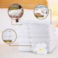 thumbnail image 3 of Personal Touch White Basic Cotton Hand Towels, 12-Pack, 3 of 3