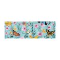 thumbnail image 2 of 2D Printed Kitchen Valance Curtain 54x18 Inches, Washable Short Window Curtain with Rod Pocket, Light Filtering Decorative Curtain for Kitchen Dining Room, 2 of 7