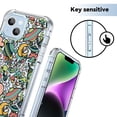 thumbnail image 2 of Alien UFO Clear Case for iPhone 14,Aesthetic Art Design Case for Men Women,Unique Soft Transparent TPU Bumper Case Cover, 2 of 5