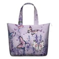 thumbnail image 1 of Butterfly Print Travel Bag for Women, Colorful Butterfly Pattern Weekender Tote, Lightweight Duffel for Butterfly Lovers, 1 of 5