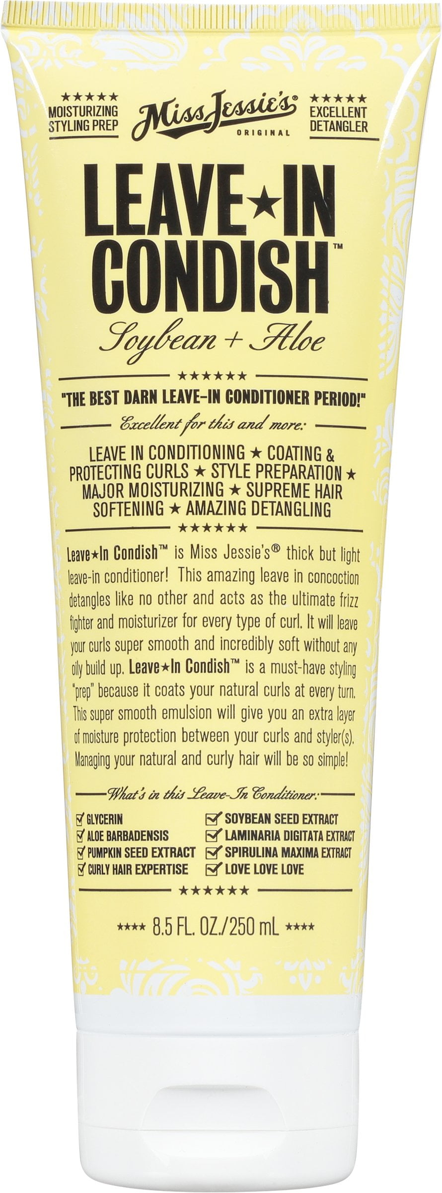 Miss Jessie's Leave In Condish w Soybean and Aloe, 8.5 OZ