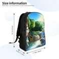 thumbnail image 4 of Kowoue Bluey Pattern Large Capacity Backpack – Padded Laptop Compartment, Ergonomic Design for School, Work, Travel, and Outdoor Activities, 4 of 8