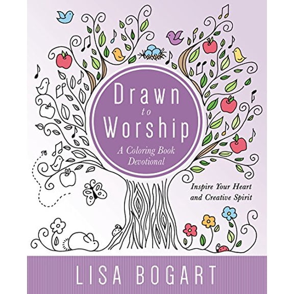 Pre-Owned Drawn to Worship: A Coloring Book Devotional. Inspire Your Heart and Creative Spirit (Paperback) 1617958093 9781617958090