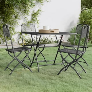 Metal mesh patio table and chairs outlet