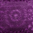 thumbnail image 3 of Better Trends 20"x 36" King Pillow Sham 100% Cotton Pillow Cover Medallion Design Machine Washable (Plum) Rio Collection, 3 of 4