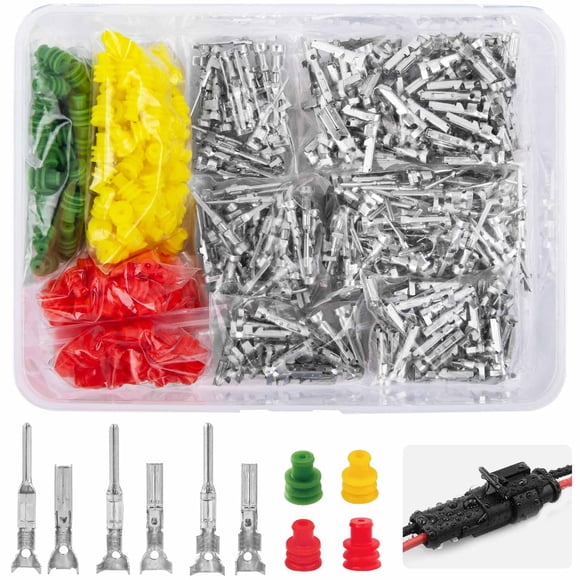 Kit de conectores PIN JRReady ST6523 Superseal 1.5, resistente al agua, 621 unidades