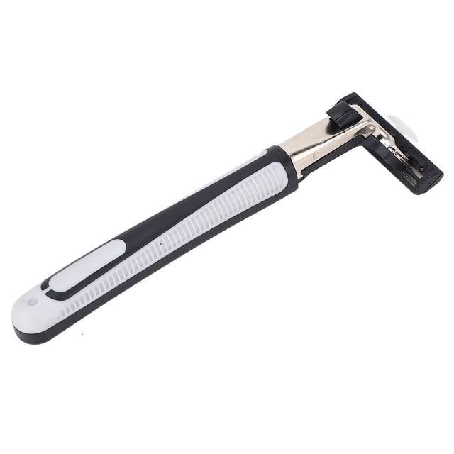 Maquinilla De Afeitar Manual, Afeitadora De Barba Para Hombres, Maquinilla De Afeitar Manual De Acero Inoxidable Con 20 Hojas De Afeitar Para Viajes, Hogar, Salón