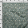 thumbnail image 3 of oneOone Cotton Flex Grayish Blue Fabric Floral Sewing Fabric By The Yard Printed Diy Clothing Sewing Supplies 40 Inch Wide, 3 of 4