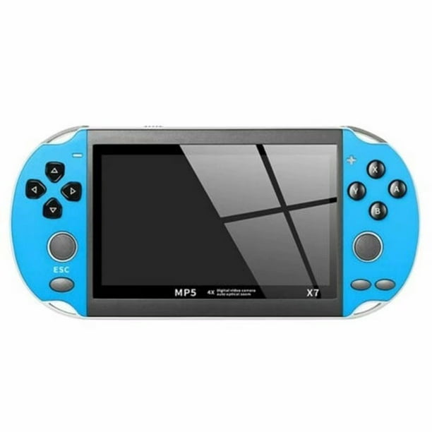 X7 8g Rom Psp Console Hand Game Machine Console 4 3 Screen Free 300 Built In Games Blue Walmart Com Walmart Com