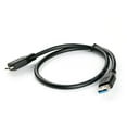 thumbnail image 2 of 30CM Black Mini Portable USB 3.0 Male A To Micro B Data Cable Cord Lead Wire For External Hard Drive Disk, 2 of 3