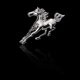 thumbnail image 2 of Broche de caballo con forma de animal en tono metálico, dije de moda, alfiler, insignia, accesorios de joyería, 2 of 9