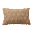 thumbnail image 1 of CNKOO Throw Pillow Cover Geometric Tear Resistant Plush Solid Color Simple Style Cushion Case for Bedroom, 1 of 12