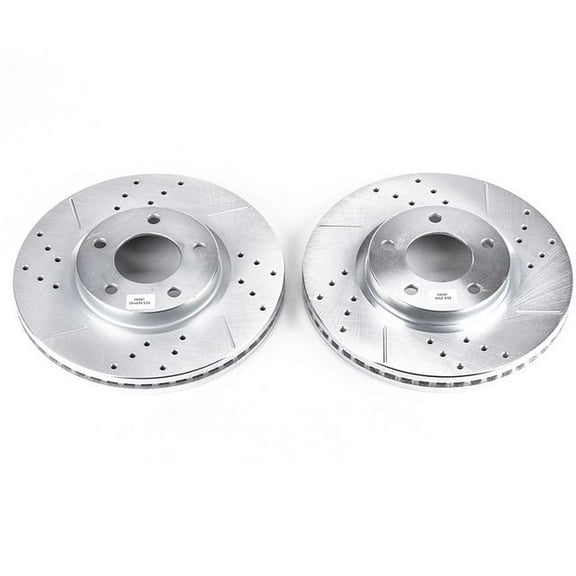 Power Stop AR8192XPR Evolution Drilled & Slotted Rotors -Front Fits 2008 Ford Edge