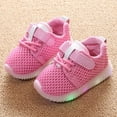 thumbnail image 3 of SYNPOS Toddler Light Up Shoes for Boys Girls Kids Led Sneakers Breathable Mesh Tennis Shoes for Little Kids 1-6 Years, 3 of 11