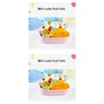 thumbnail image 1 of Yuarrent Pack of 10 Children Fruit Fork Cake Vegetable Held Colorful Portable Preschool School Forks Decorative Hand Reusable 2piezas Yuarrent CBP141532, 1 of 5