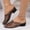 Black, variant on Womens Retro Closed Toe Beach Sandals, New Style Transparent Clear Jelly Material Footwear, Lightweight Flat Non Slip Closed Toe Slides,