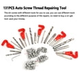 thumbnail image 4 of Riwcyla 131PCS Auto Screw Thread Repairing Tool Screw Tooth Repairing for Auto Repairing Shop Household Car Repairing Utility Tool Set, 4 of 5