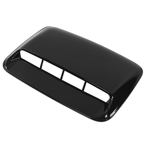 Cubierta de ventilación de aire para capó de motor, cubierta de capó negra brillante, Universal para modificación de coche