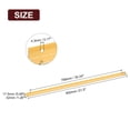 thumbnail image 2 of Uxcell Cabinet Finger Edge Pull, 2pcs 800mm/31.5 Aluminum Alloy Back Mount Hidden Cabinet Pulls for Drawer, Gold, 2 of 6