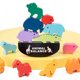 thumbnail image 4 of Bloques de madera apilables, juego Montessori, bloques de equilibrio, desarrollo de la motricidad fina, juguetes de actividad para niñas de 3 a 12 años, mundo animal, 4 of 5