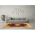 thumbnail image 3 of Ahgly Company Indoor Rectangle Abstract Brown Modern Area Rugs, 4' x 6', 3 of 4