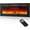 40 Inch, variant on 60" Electric Fireplace Wall Mounted and Recessed with Remote Control&Touch Screen, 750/1500W Ultra-Thin Wall Fireplace Heater W/Timer Adjustable 12 Flame Colors 5 Speed, for Bedrooms,Living Rooms