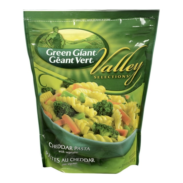 Valley Selections* Cheddar Pasta With Vegetables. Ready In Less Than 5 Minutes!, GREEN GIANT Valley Selections CHEDDAR PASTA