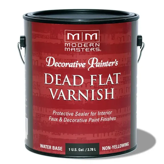 1 gal Modern Masters DP609 Clear Decorative Painter’s Acrylic Dead Flat Varnish