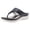 Black, variant on NOKIO Clearence Women’s Clip-Toe Lattice Sandals Summer Wedge Slides with Round Toe Design Thick Non-Slip Sole Breathable Cushioning Casual Outdoor Footwear