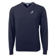 thumbnail image 2 of Men's Cutter & Buck Navy Reno Aces Lakemont Tri-Blend V-Neck Pullover Sweater, 2 of 3