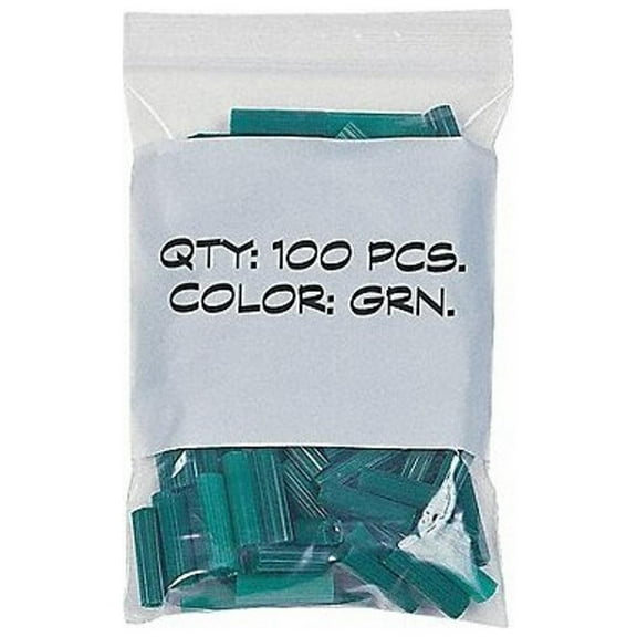 ZORO SELECT Reclosable Poly Bag Zipper Seal 5" x 3", 2 mil, Clear, Pk1000