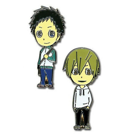 Pin Set - Durarara - Nouveau Midado & Masaomi (Lot de 2) Anime sous Licence ge6816