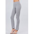 thumbnail image 2 of Women's Cotton Spandex Yoga Pants with Fold-Over Waistband, 2 of 4
