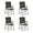 Brown, variant on Outsunny Outdoor Wicker Dining Chair Rattan Foldable Chair Set of 2 Brown