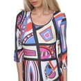 thumbnail image 4 of Women's 3/4 Sleeve Geometric Print Dress, 4 of 4