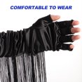 thumbnail image 3 of 1 Paire de Gants d'Opéra Longs Gants Élastiques Design à Franges pour Femmes, 3 of 8