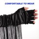 thumbnail image 4 of 1 par de guantes largos para ópera, elásticos, con borlas para mujer, 4 of 6