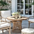 thumbnail image 6 of Farmhouse Decorative Lantern Set of 2, Boho Lanterns with LED Candles, Modern Farmhouse Indoor Outdoor Decor for Living Room Patio Porch Fireplace Kitchen Dining Table Centerpiece, 6 of 7