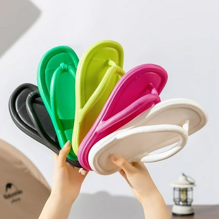 New Summer Concise Candy Color Ladies  Flip Flops For Women Cosy Slides Lithe Soft Seabeach Sandals Slippers Indoor Home Shoes
