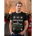 thumbnail image 3 of Tstars Mens Christmas Is Essential Funny Humor Quarantine 2020 Ugly Christmas T Shirt, 3 of 5