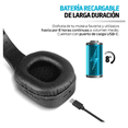 thumbnail image 4 of Wünd  Audífonos Bluetooth Inalámbricos High Definition Tipo Diadema, Batería de Larga Duración, Aislamiento de Ruido Externo, Cable Auxiliar 3.5mm para Conexión Alámbrica, Micrófono Manos Libres, 4 of 5